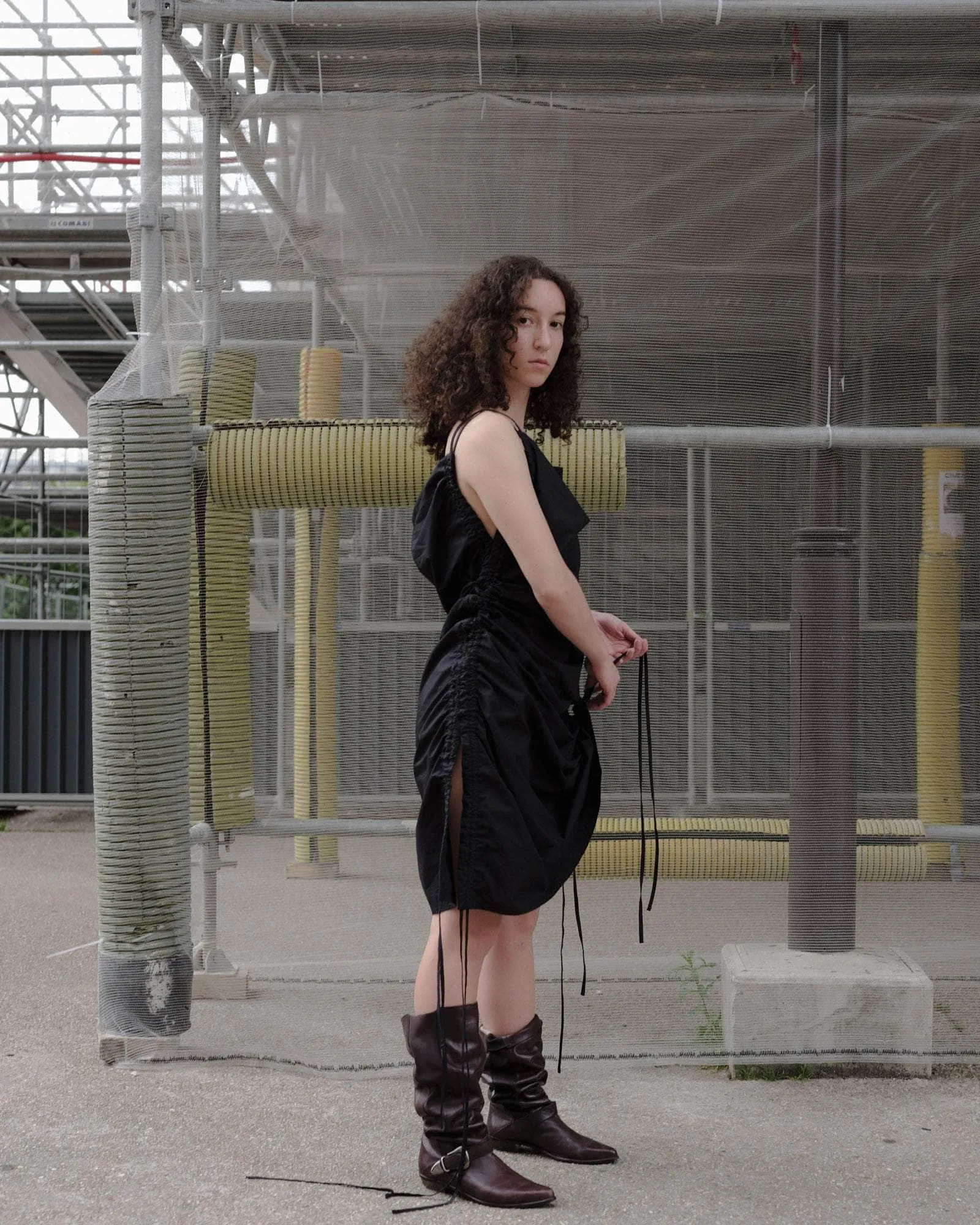 Pictorial Strap Dress sold by Baserange product image thumbnail 4