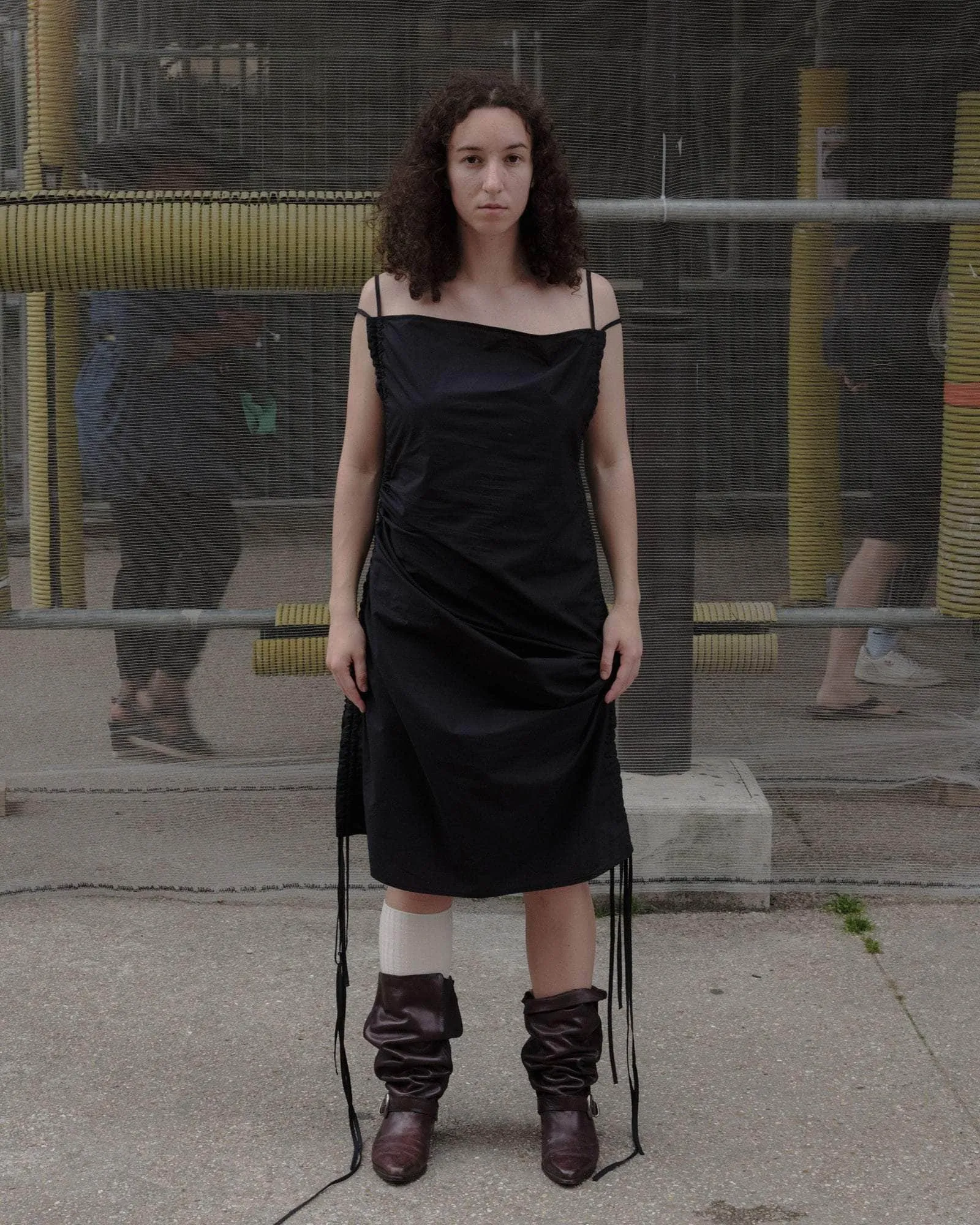 Pictorial Strap Dress sold by Baserange