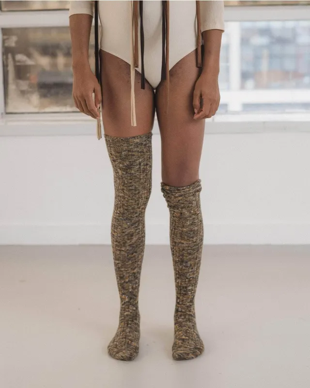 Twist Overknee Socks sold by Baserange