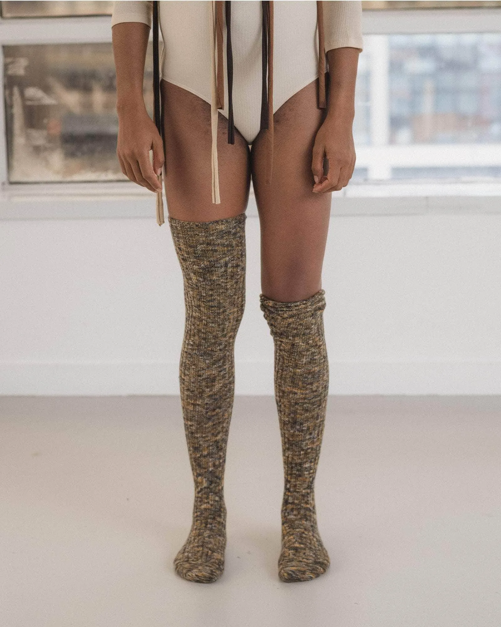 Twist Overknee Socks sold by Baserange