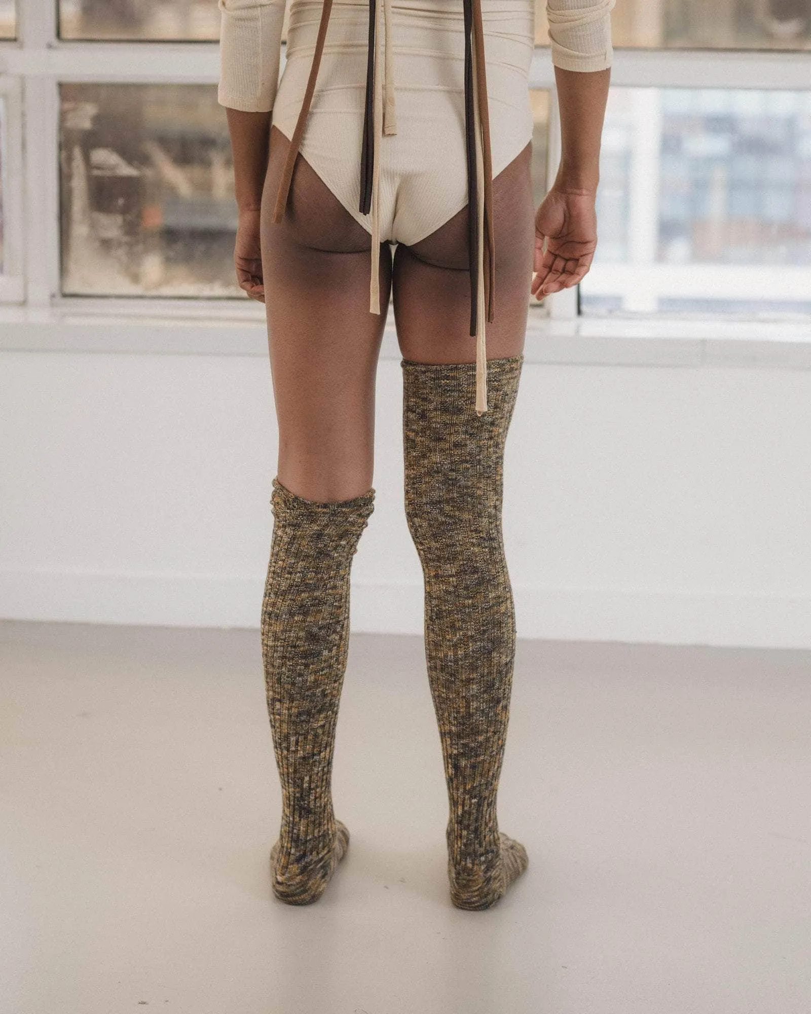 Twist Overknee Socks sold by Baserange product image thumbnail 3