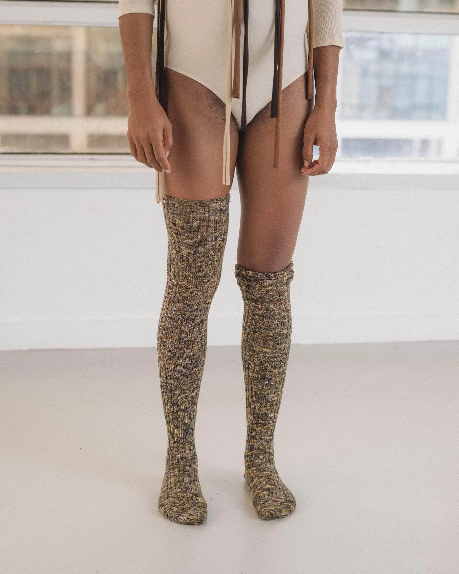 Twist Overknee Socks sold by Baserange product image thumbnail 4