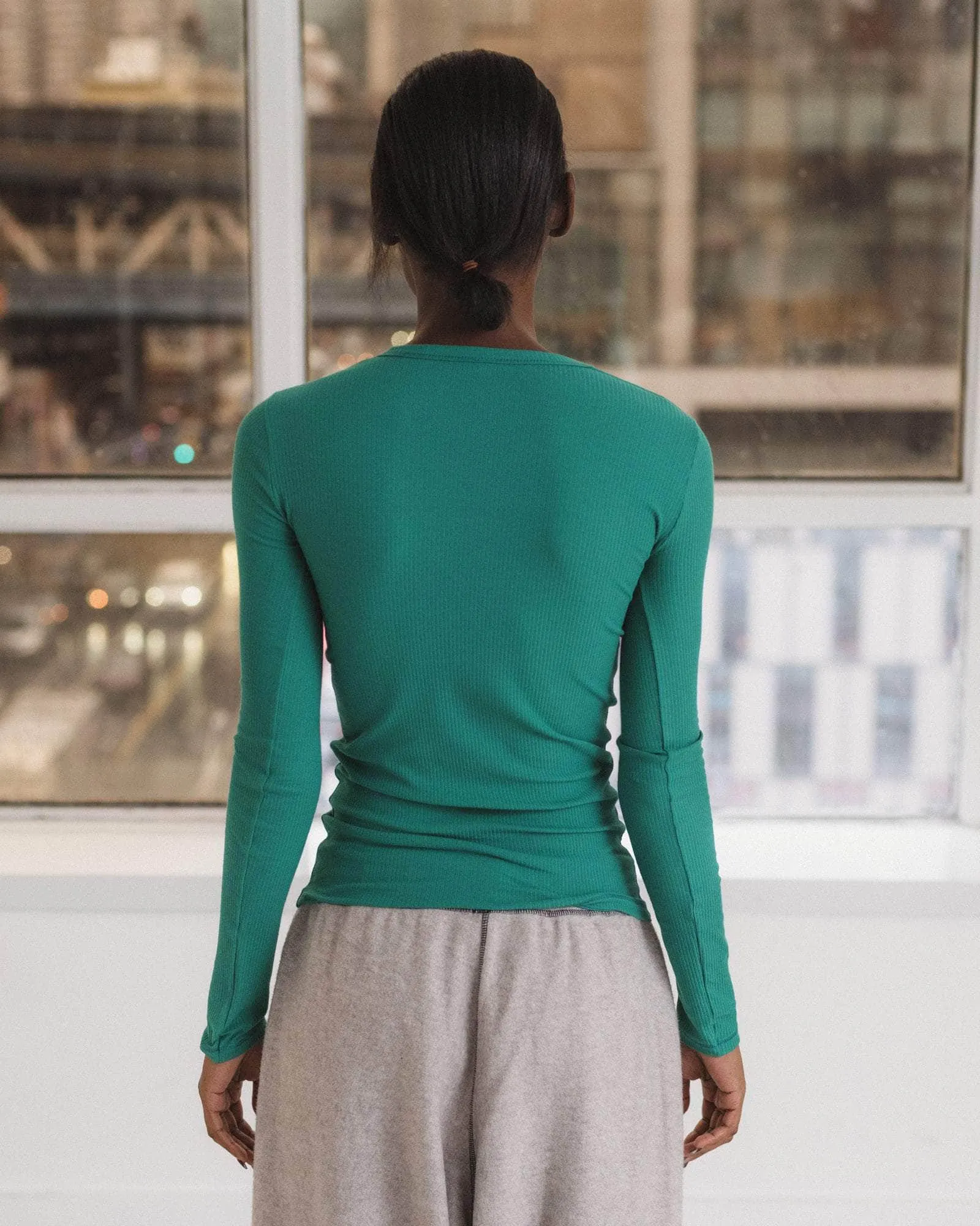 Heart Long Sleeve Tee sold by Baserange product image thumbnail 2