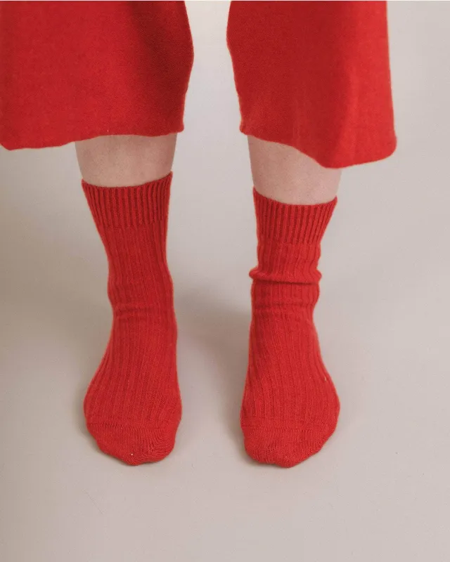 Rib Overankle Socks sold by Baserange