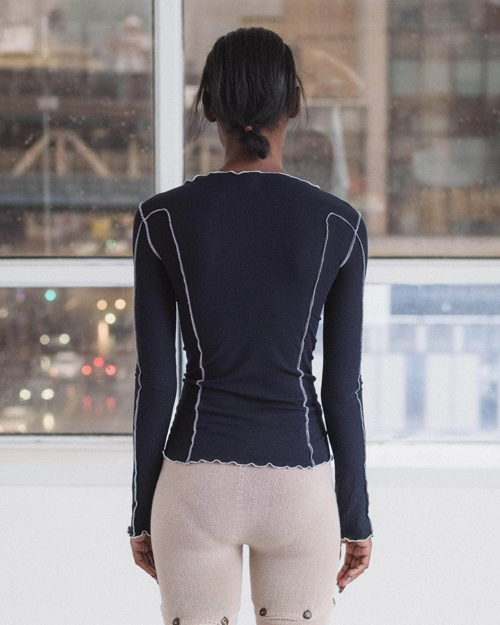 Omato Long Sleeve Tee sold by Baserange product image thumbnail 2