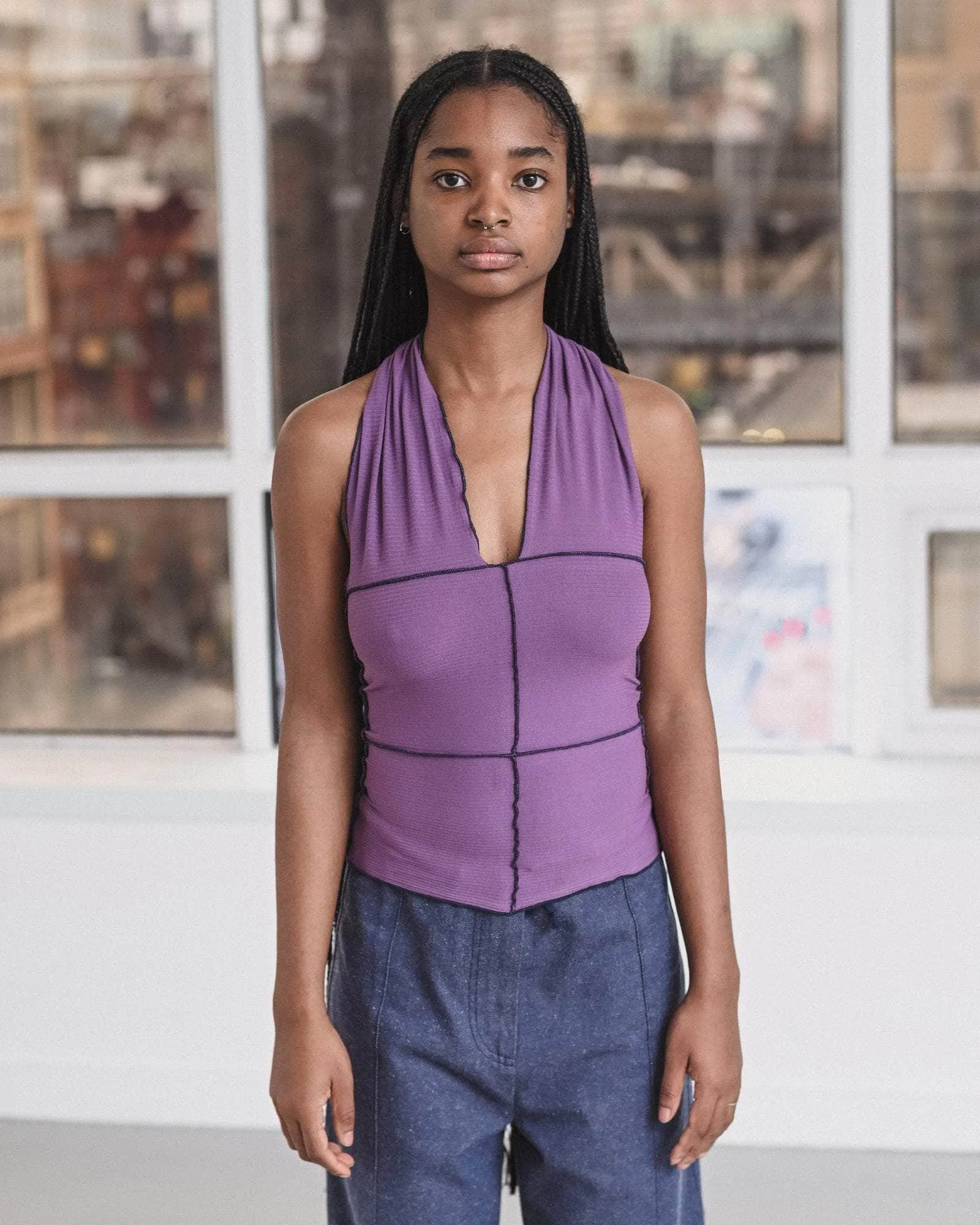 Cinder Halter Top sold by Baserange