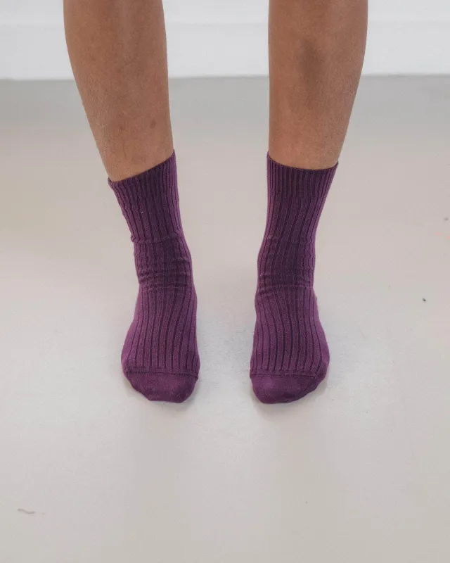 Rib Overankle Socks sold by Baserange