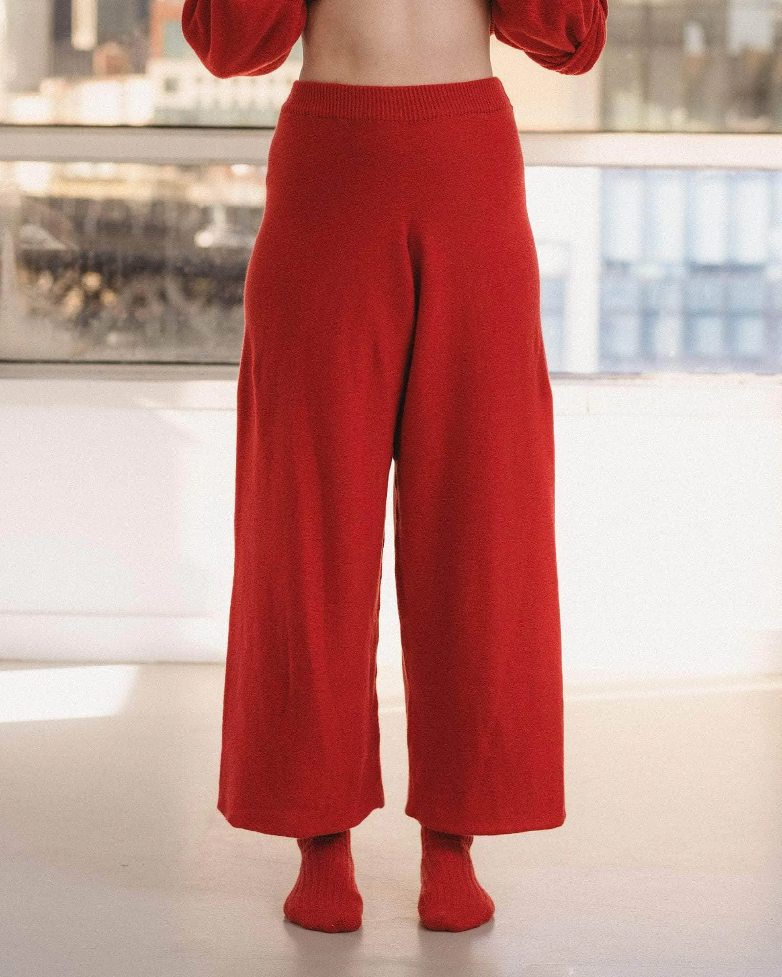 Soar Purl Pants sold by Baserange