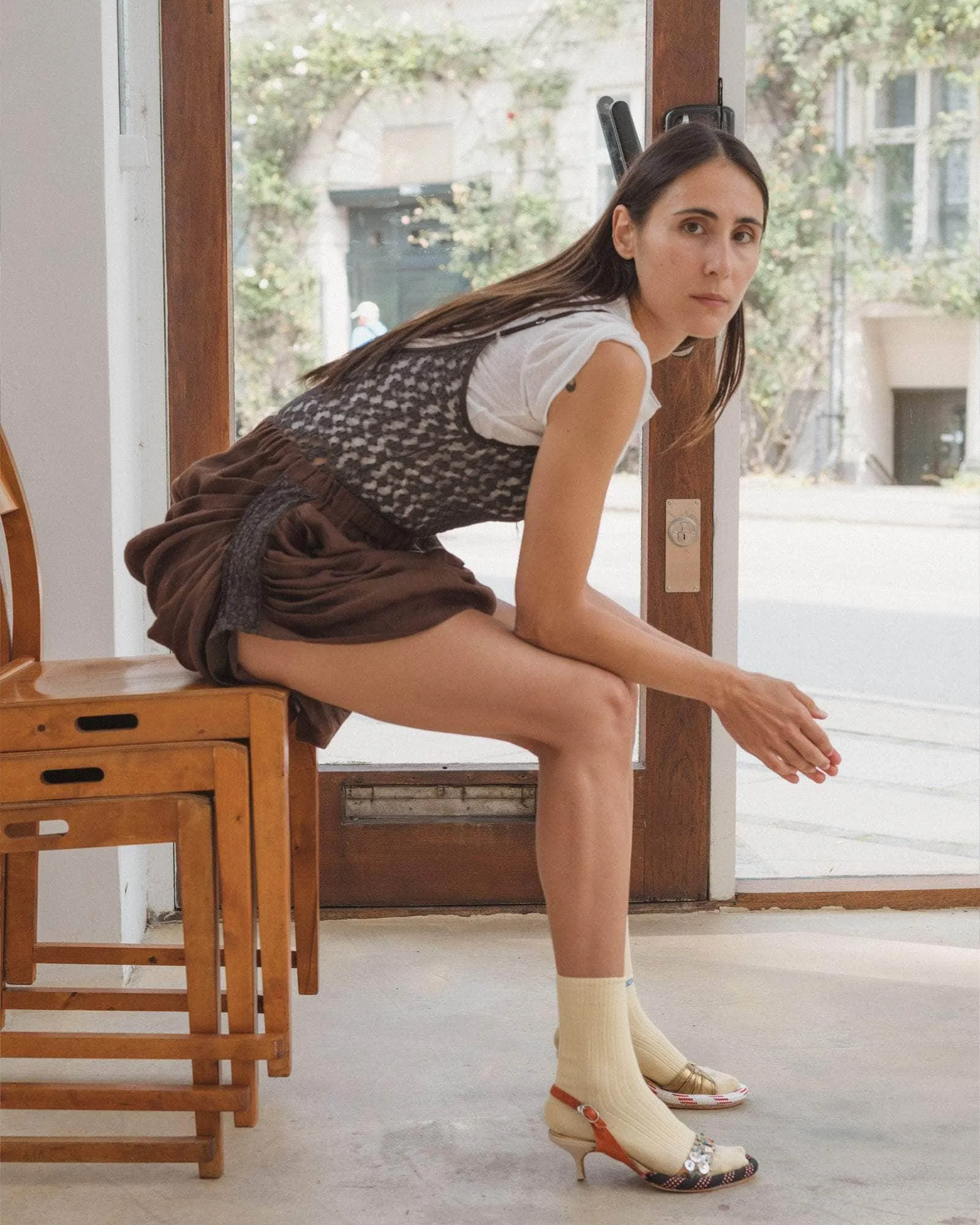 Sepia Skirt sold by Baserange product image thumbnail 5