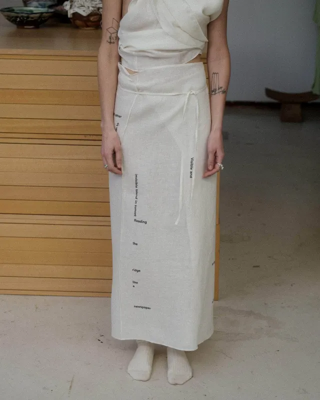 Wrap Page Skirt sold by Baserange