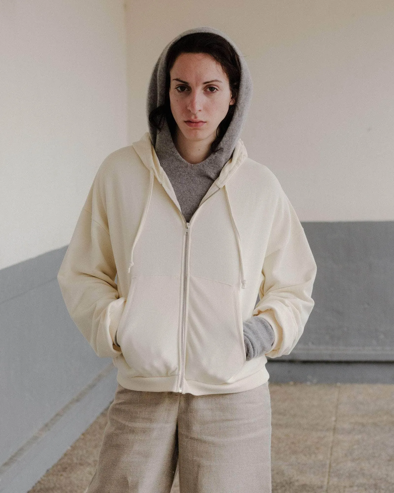 Rim Zipped Hoodie sold by Baserange product image thumbnail 4