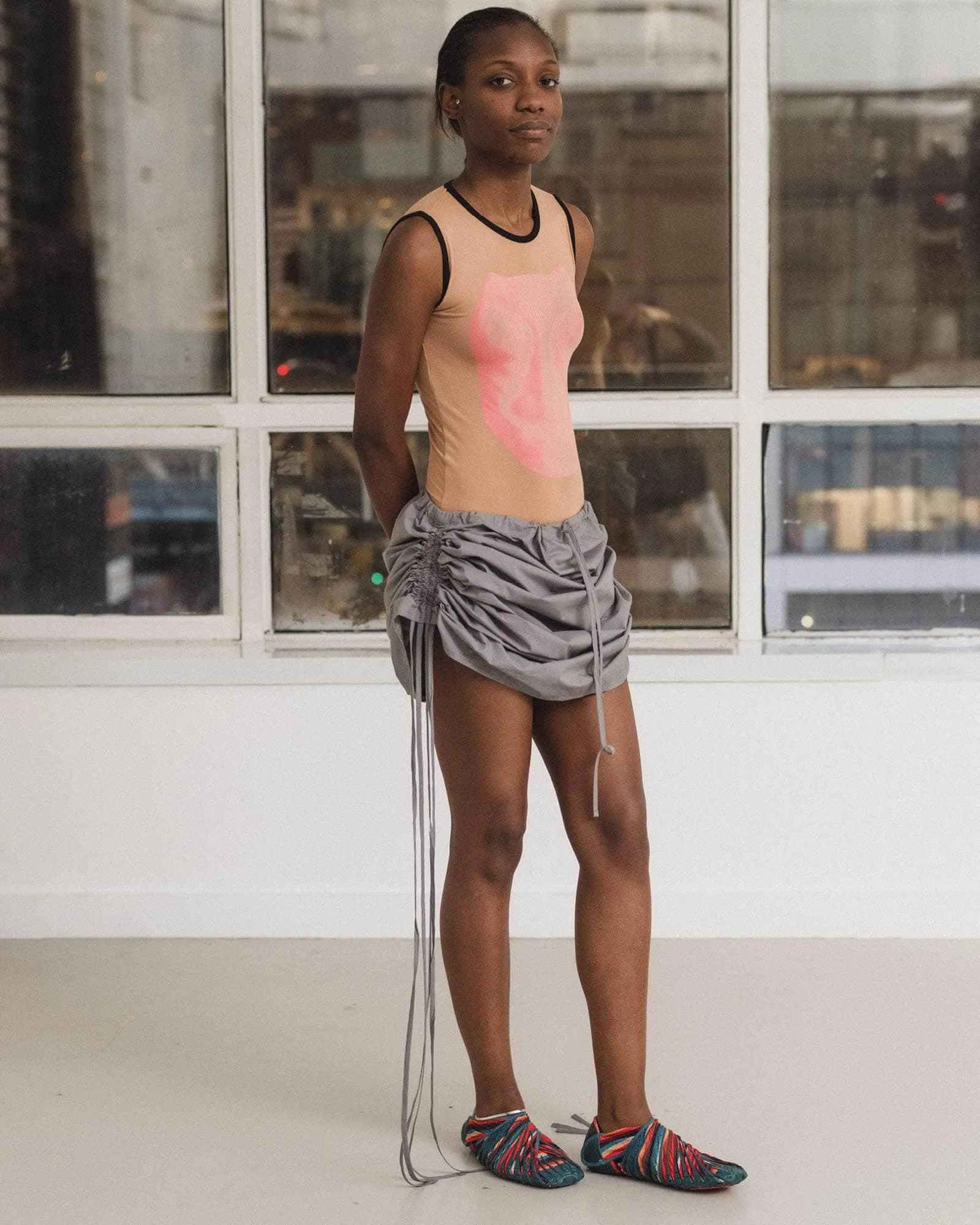 Pictorial Strap Skirt sold by Baserange product image thumbnail 4