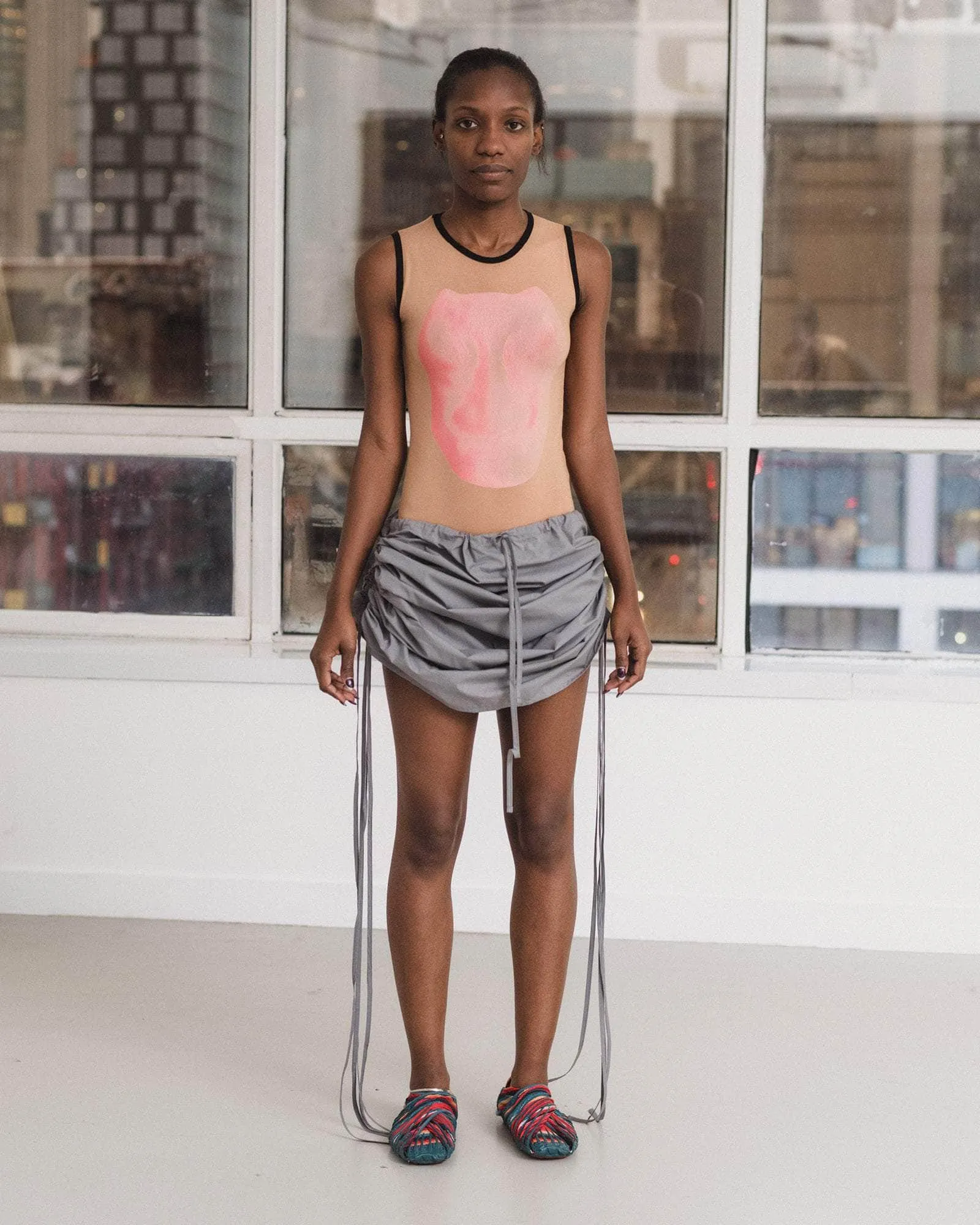 Pictorial Strap Skirt sold by Baserange product image thumbnail 3