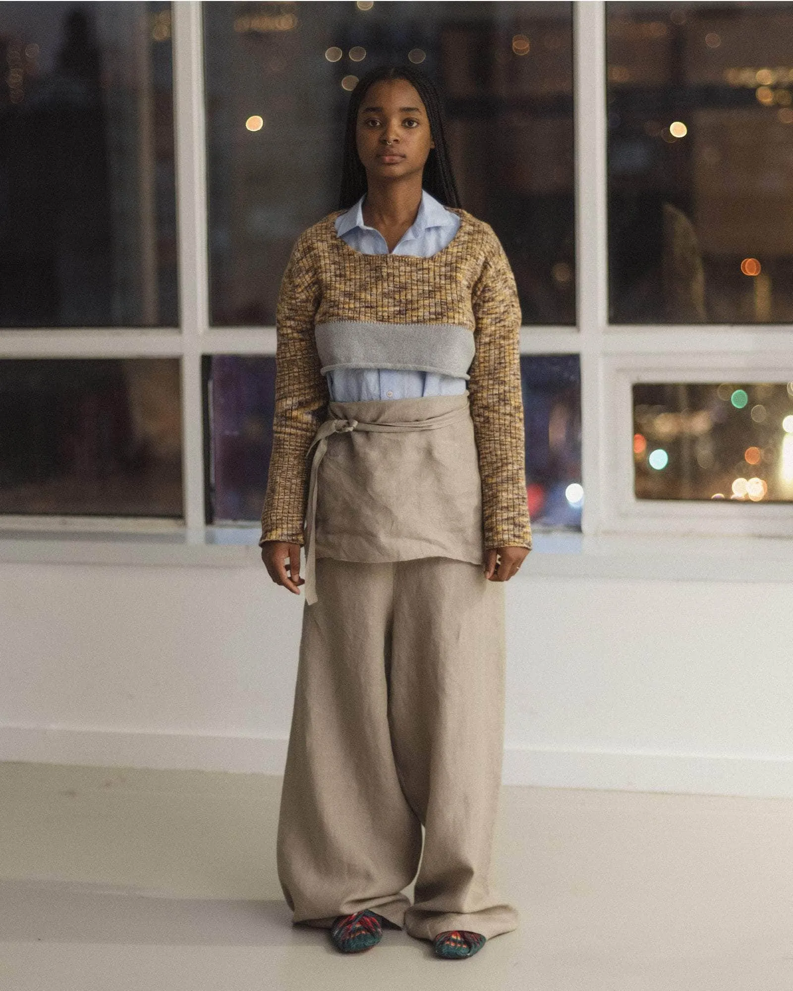 Waste Cropped Sweater sold by Baserange product image thumbnail 5