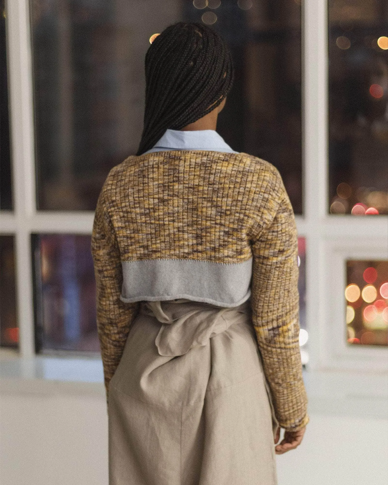 Waste Cropped Sweater sold by Baserange product image thumbnail 2