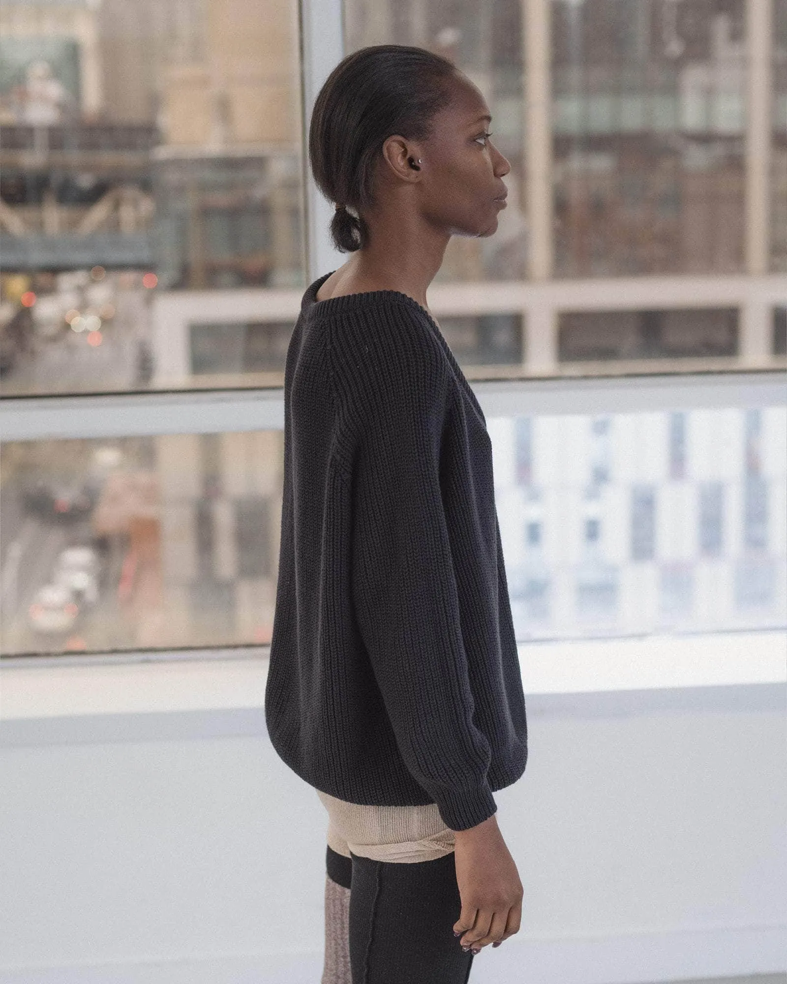 Danube V Neck Sweater sold by Baserange product image thumbnail 3