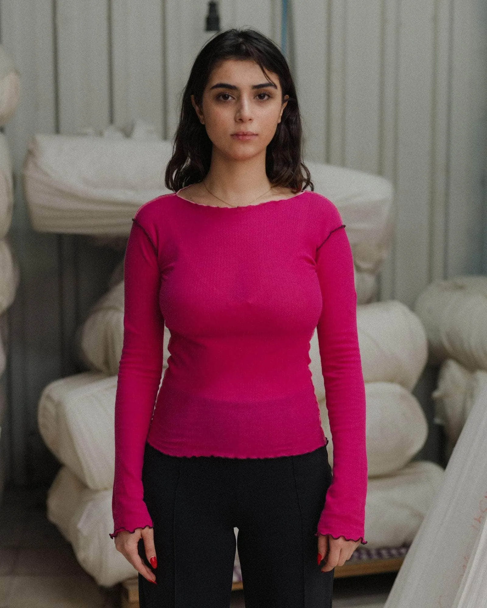 Vein Long Sleeve Tee sold by Baserange