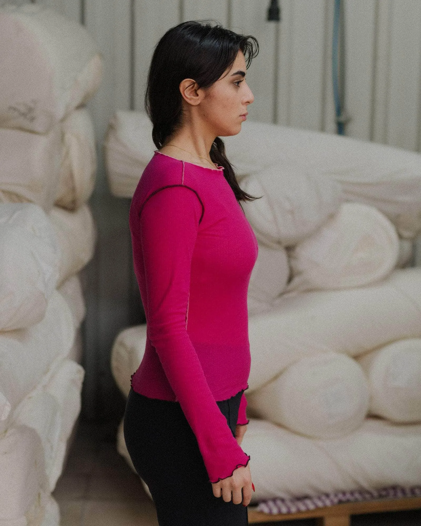 Vein Long Sleeve Tee sold by Baserange product image thumbnail 3
