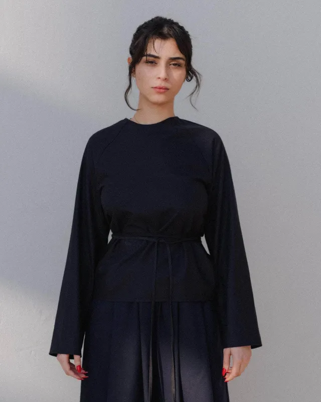 Long Sleeve Apron Top made by Baserange