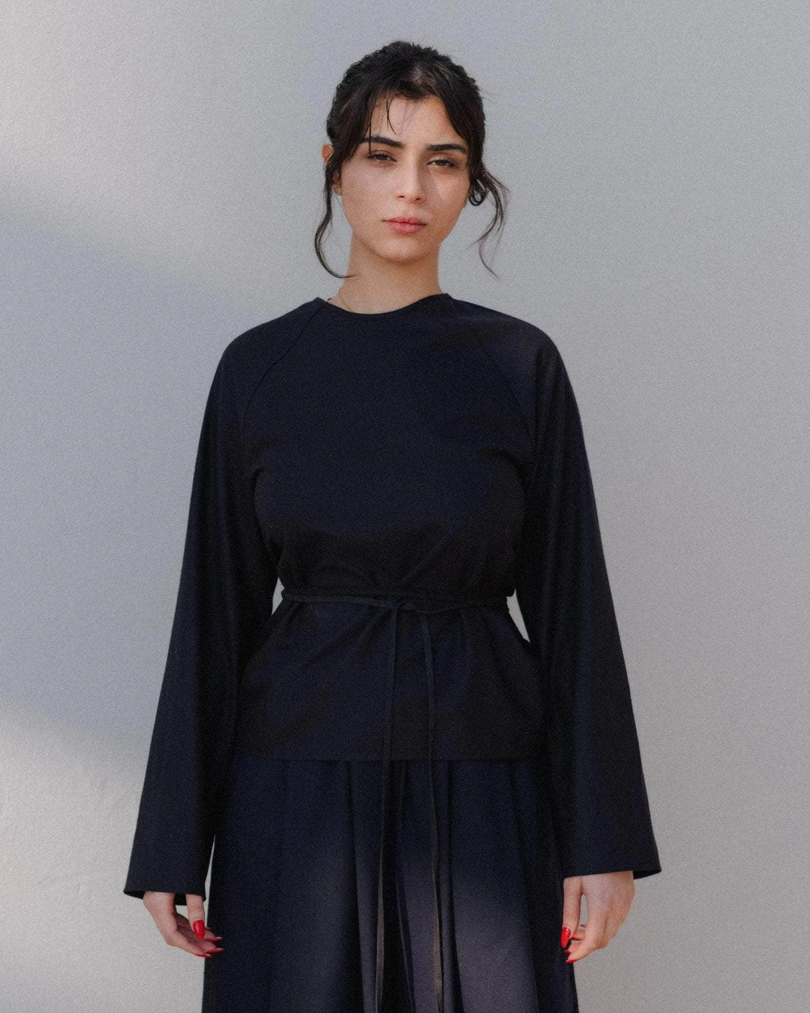 Long Sleeve Apron Top sold by Baserange
