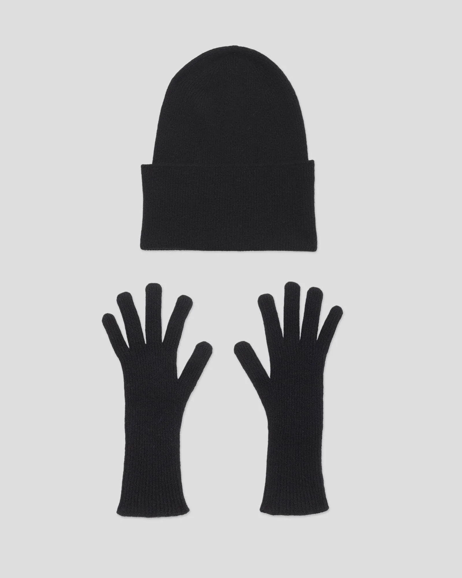Pack - Whit Beanie & Ribbed Gloves sold by Baserange