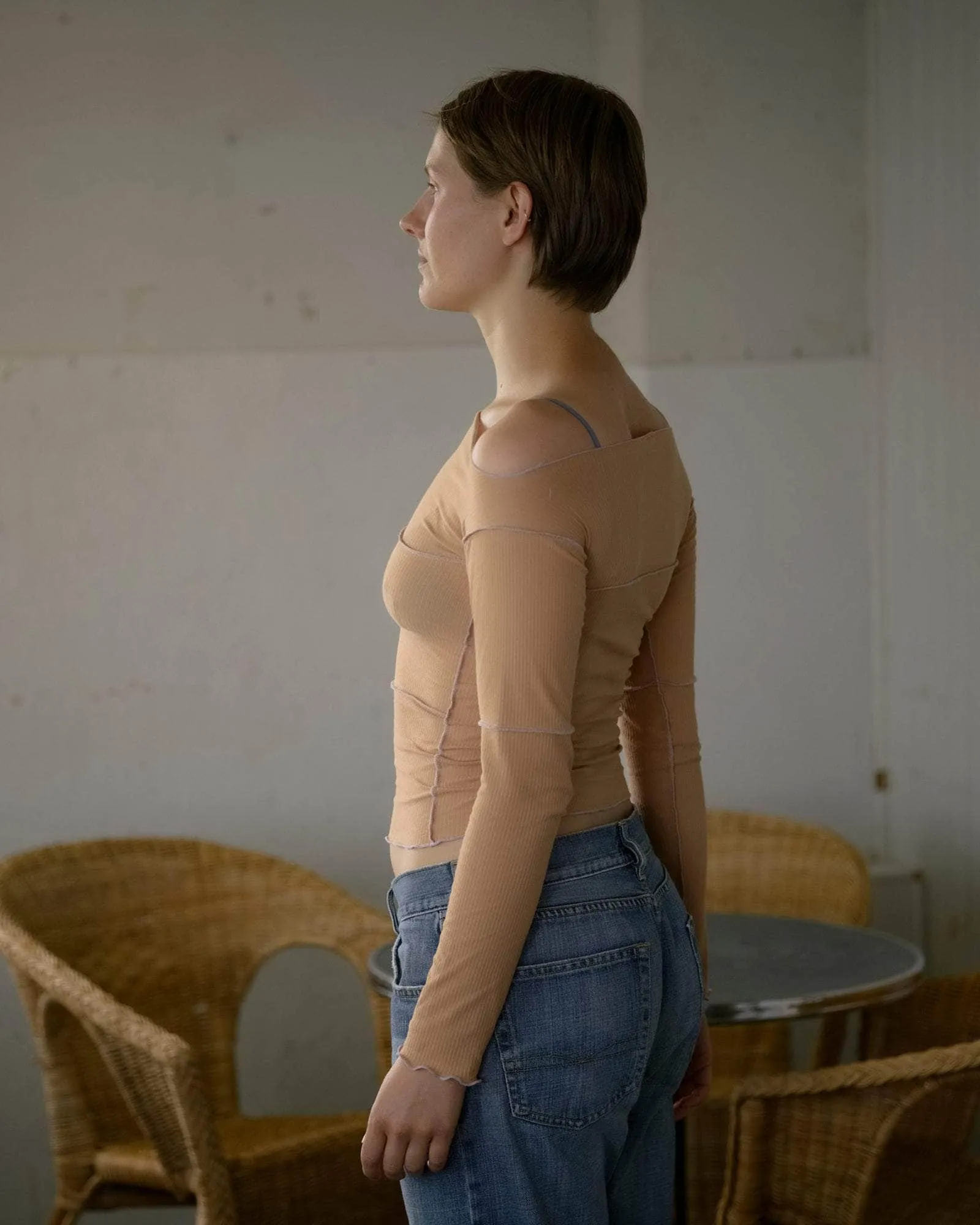 Cinder Long Sleeve Tee sold by Baserange product image thumbnail 3