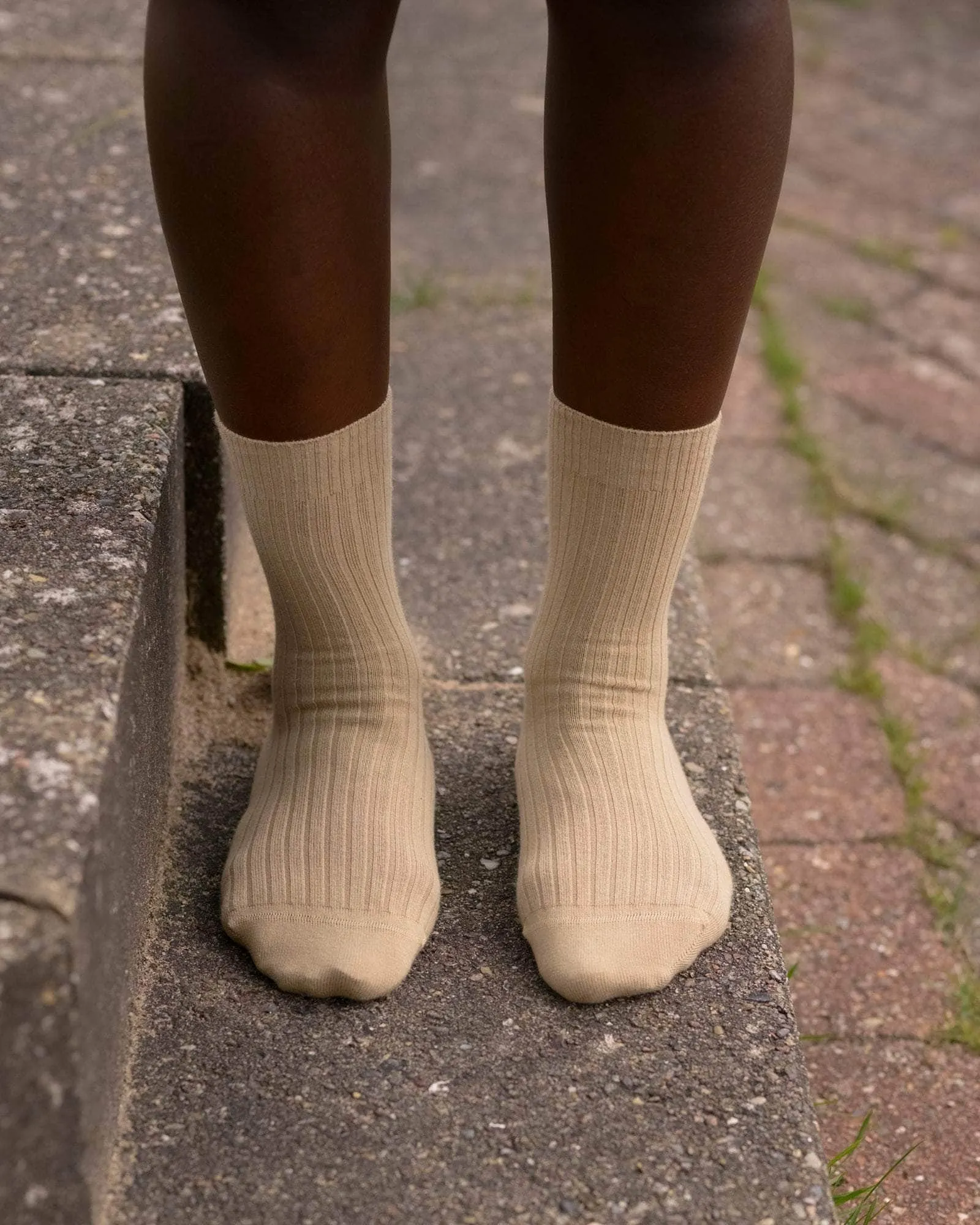 Rib Overankle Socks sold by Baserange