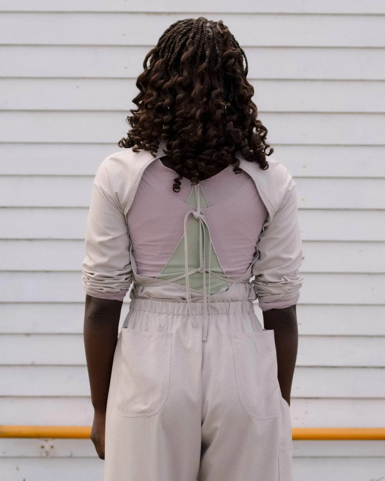 Long Sleeve Apron Top sold by Baserange product image thumbnail 2