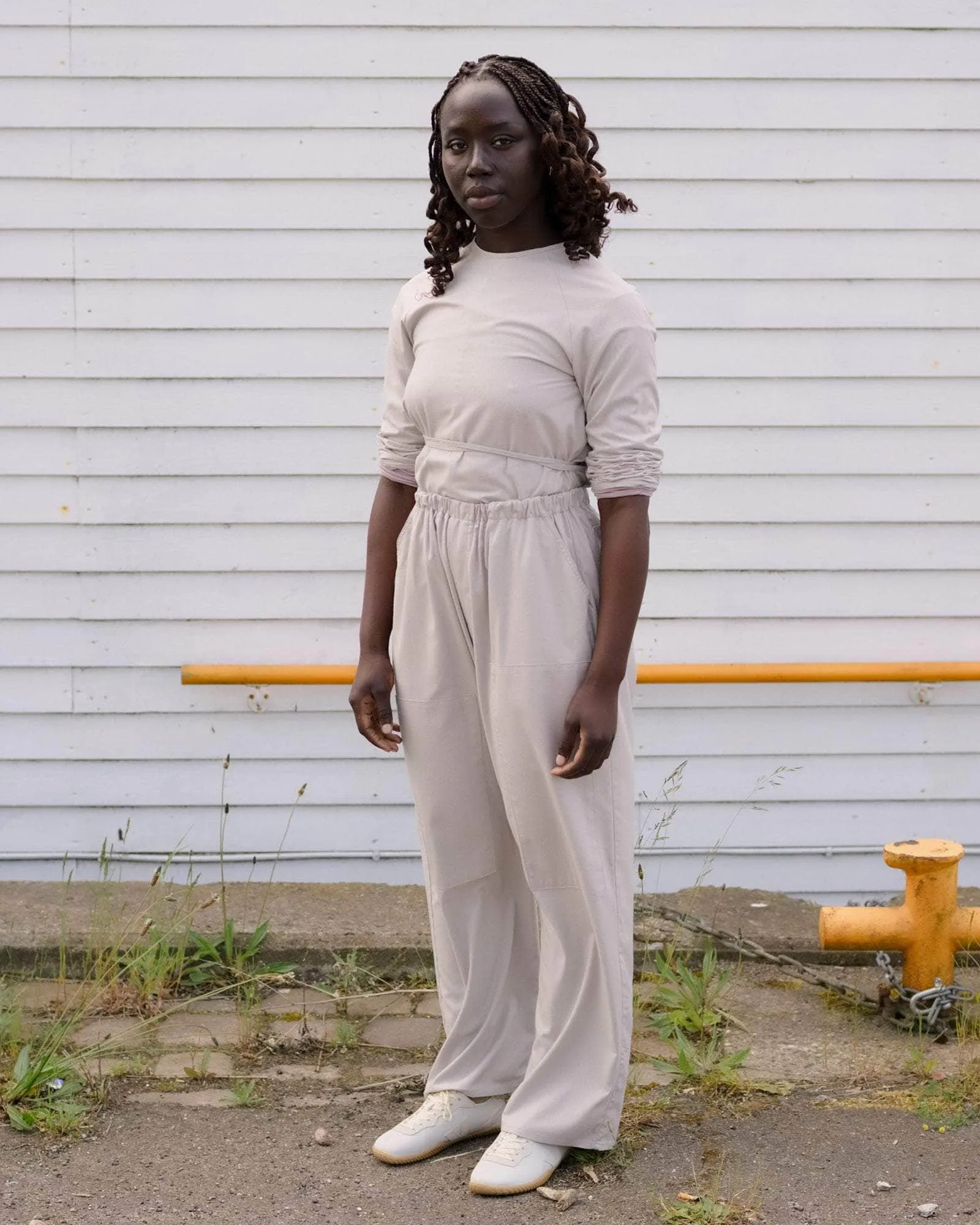 Long Sleeve Apron Top sold by Baserange product image thumbnail 3