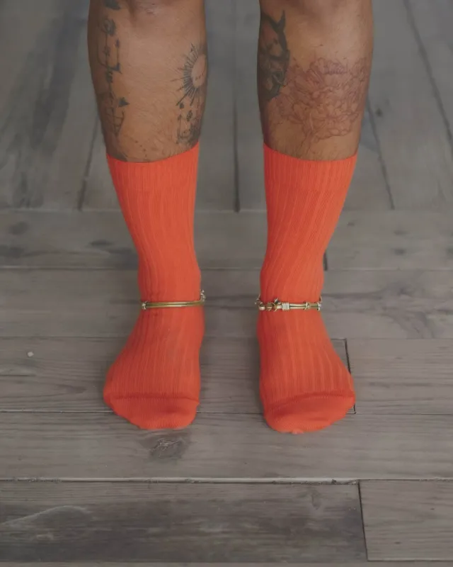 Rib Overankle Socks sold by Baserange
