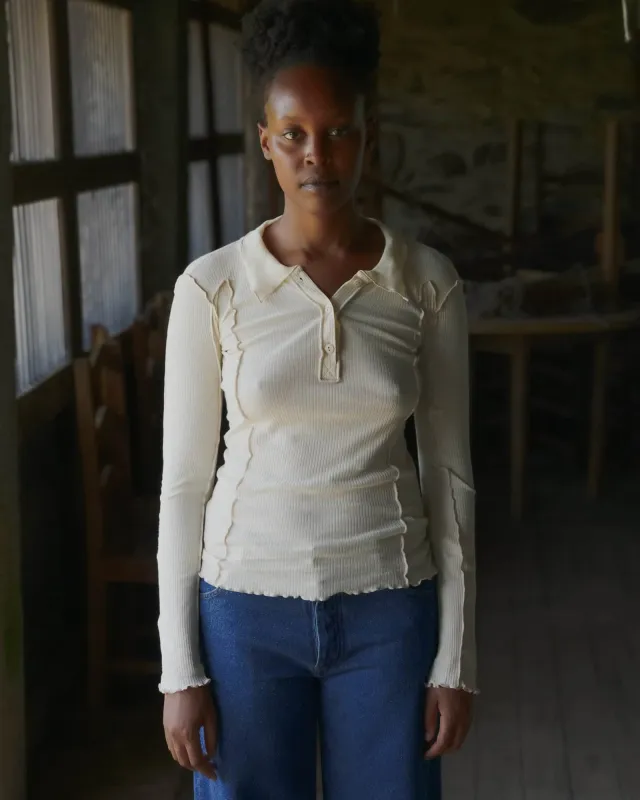 Omato Polo Long Sleeve Tee sold by Baserange