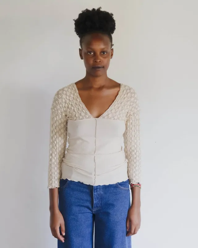 Nehru Long Sleeve Tee sold by Baserange