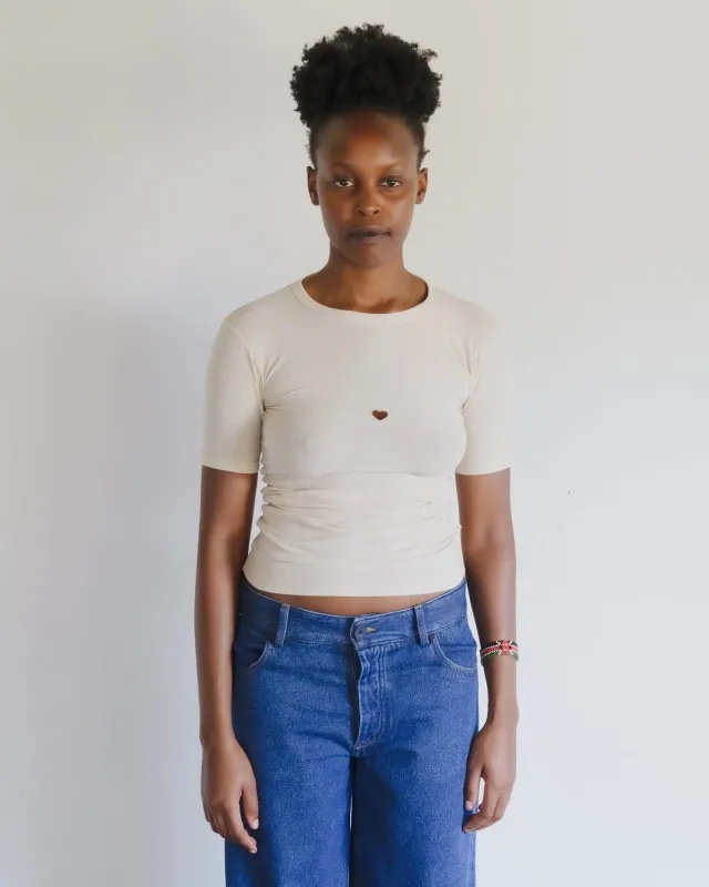 Heart Tee Shirt made by Baserange