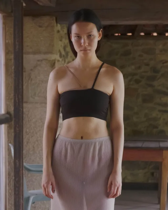 Nida One Strap Bra made by Baserange