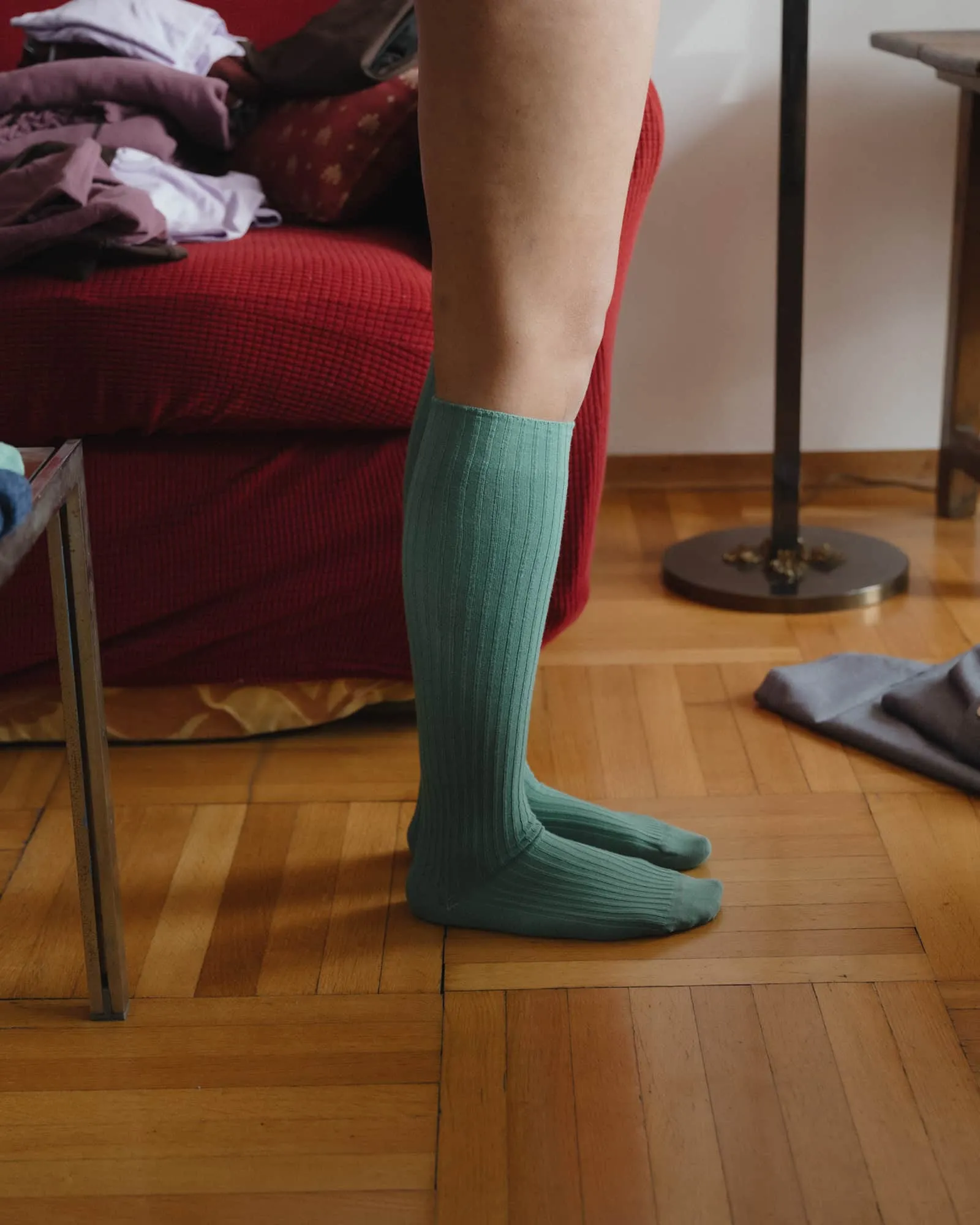 Rib Knee Socks sold by Baserange product image thumbnail 3