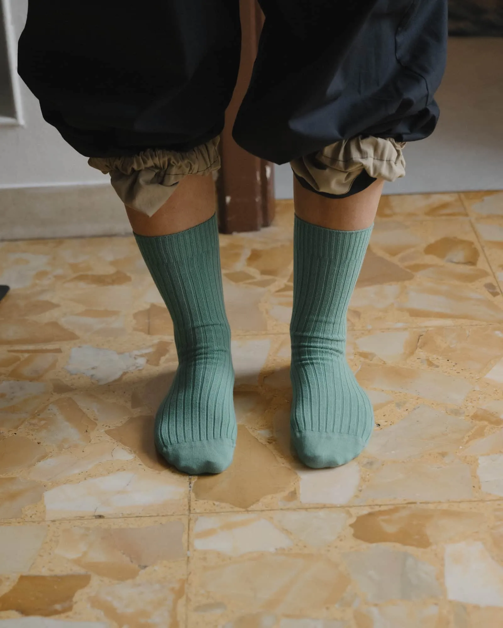 Rib Overankle Socks sold by Baserange