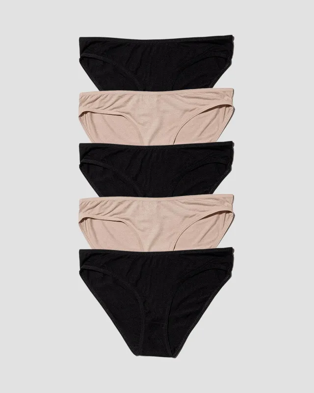 Pack - 5 Bell Pants (Black / haptic) made by Baserange