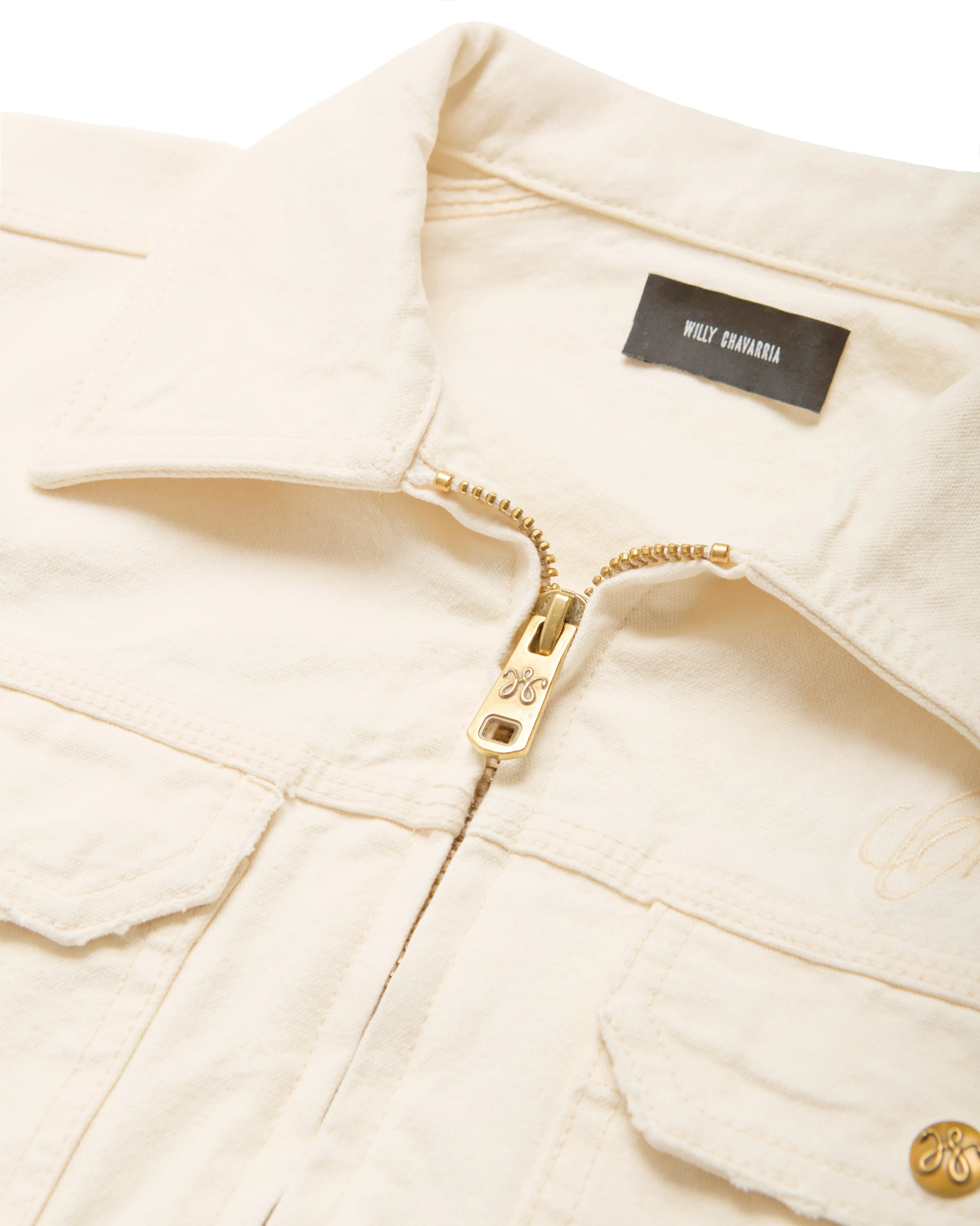 STOCKTON JACKET - TOFU sold by Willy Chavarria product image thumbnail 5