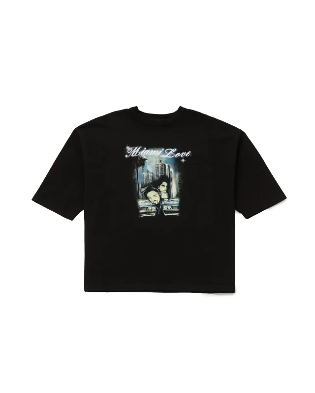 CHOLITO LOWRIDER BUFFALO TEE - BLACK sold by Willy Chavarria