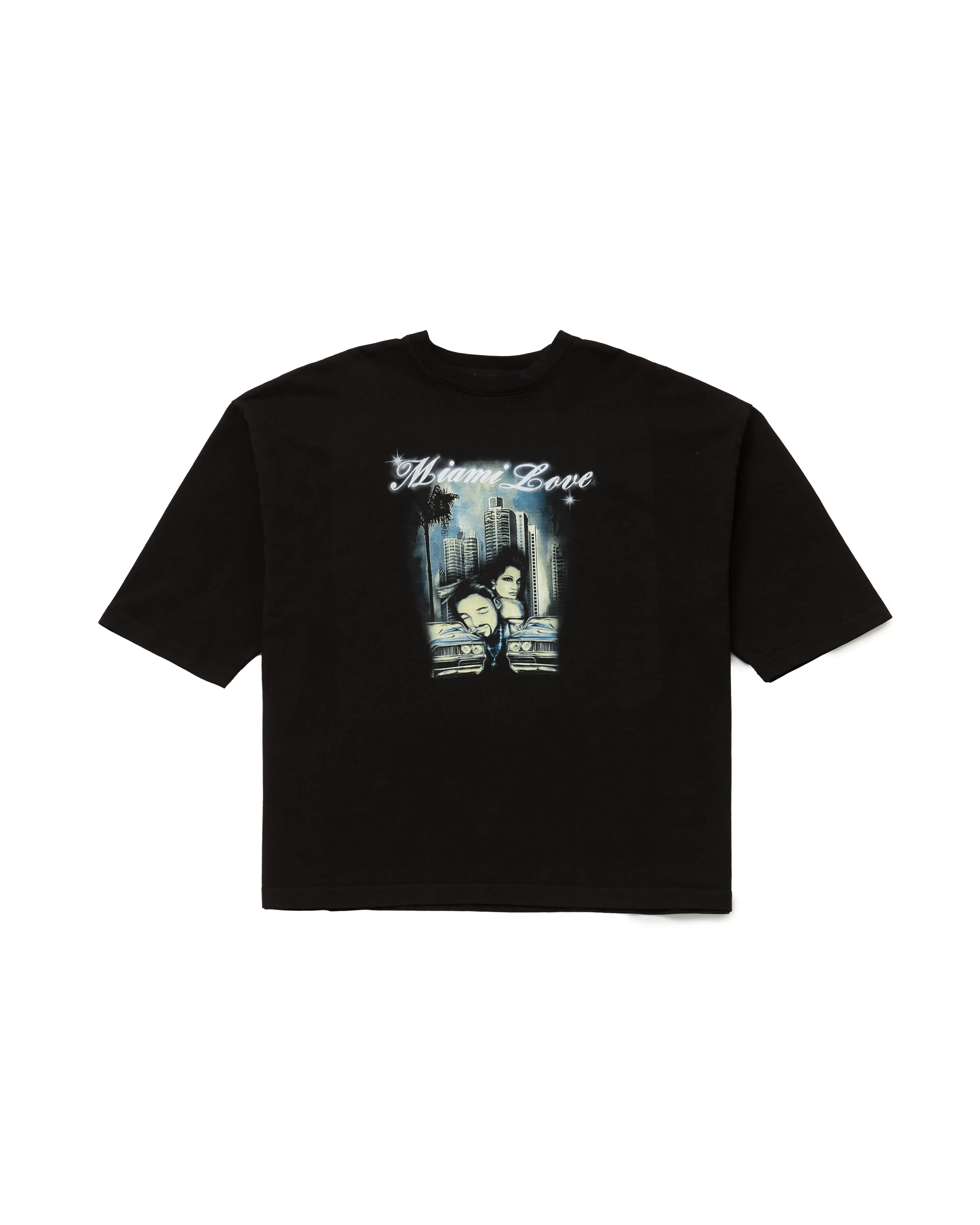 CHOLITO LOWRIDER BUFFALO TEE - BLACK sold by Willy Chavarria