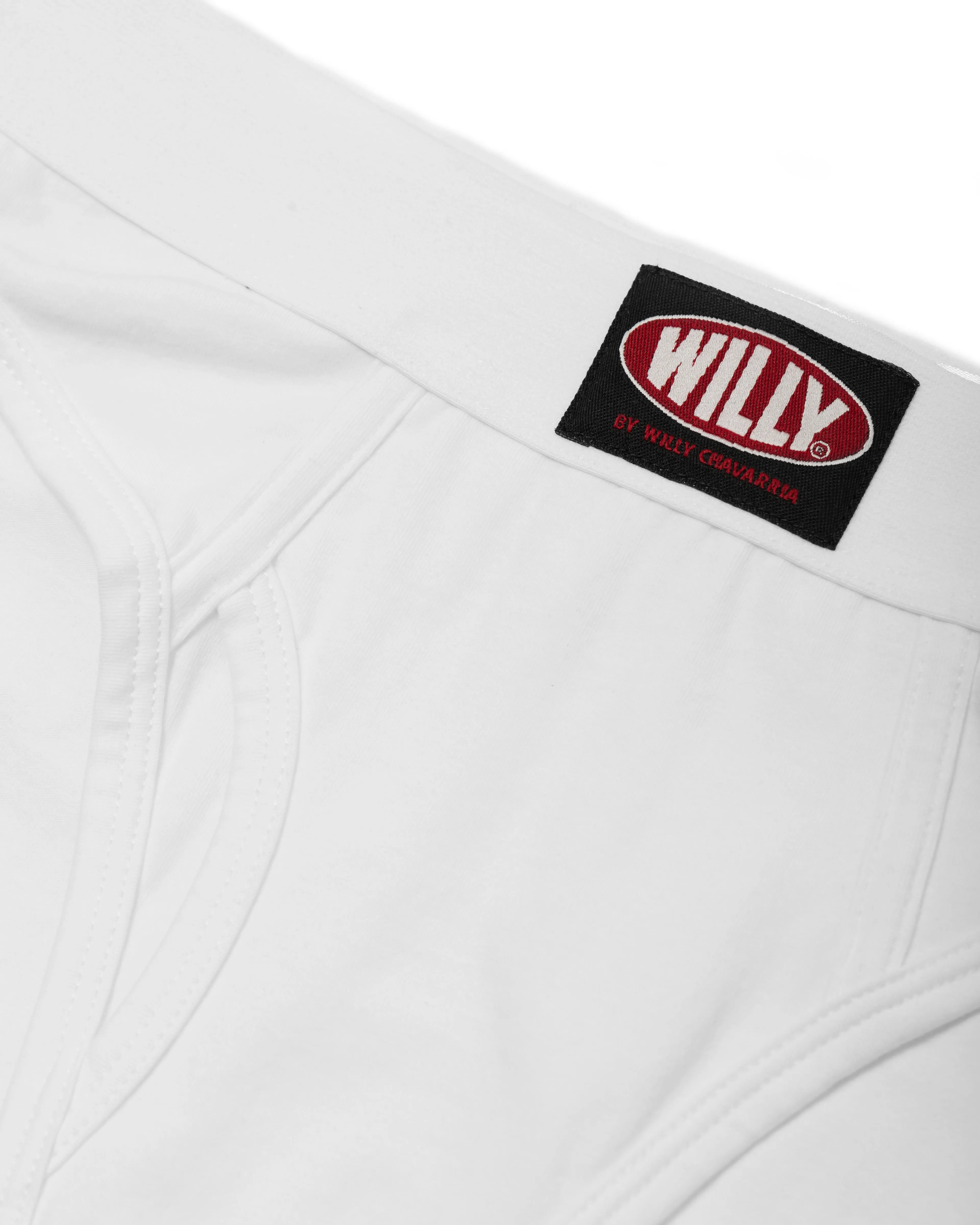 WOMEN'S HIGH WAISTED BRIEF - WHITE sold by Willy Chavarria product image thumbnail 3