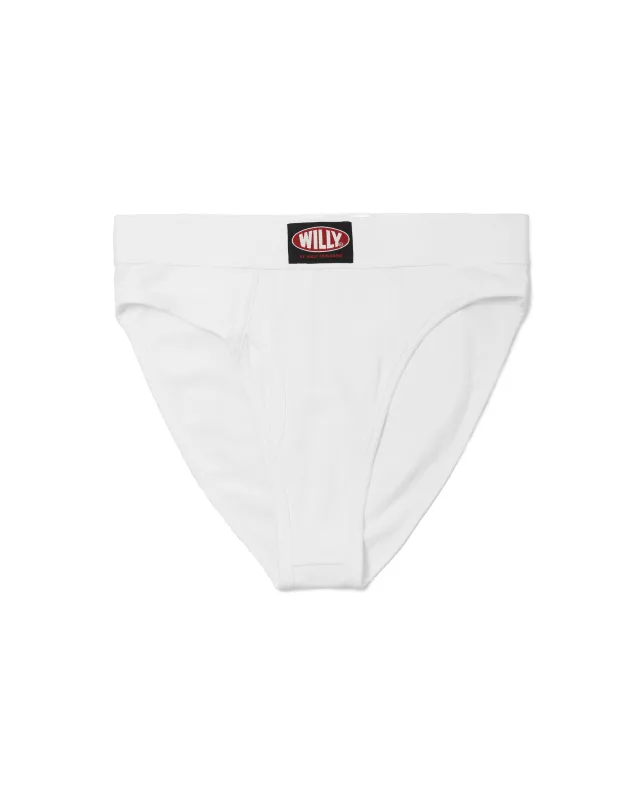 WOMEN'S HIGH WAISTED BRIEF - WHITE sold by Willy Chavarria