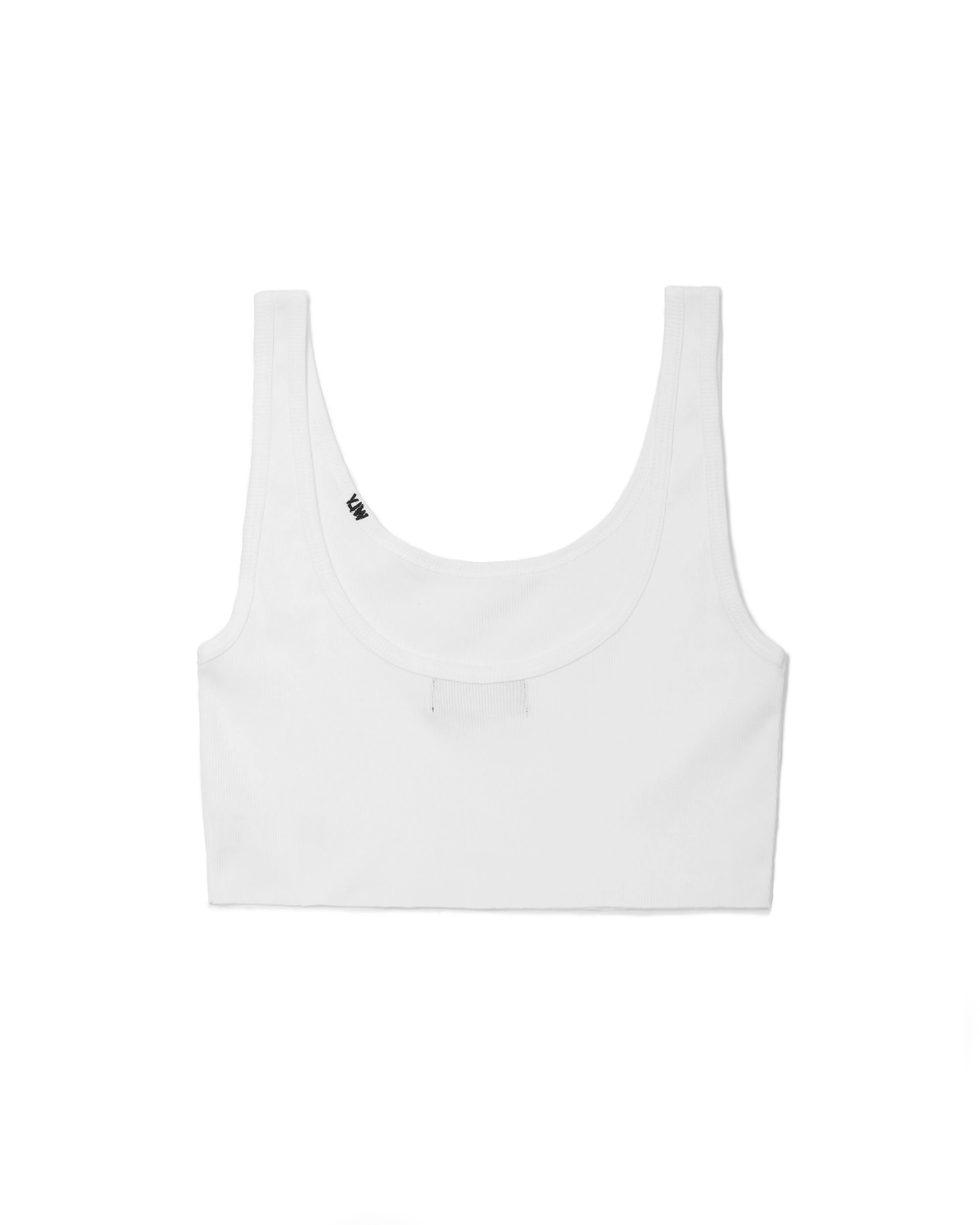 WOMEN'S BRALETTE TANK - WHITE sold by Willy Chavarria product image thumbnail 4