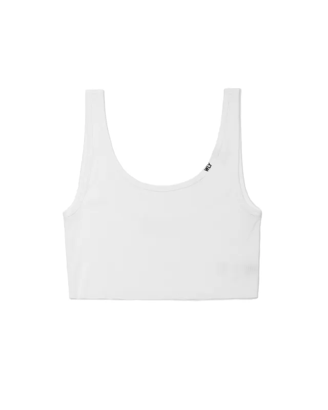 WOMEN'S BRALETTE TANK - WHITE sold by Willy Chavarria