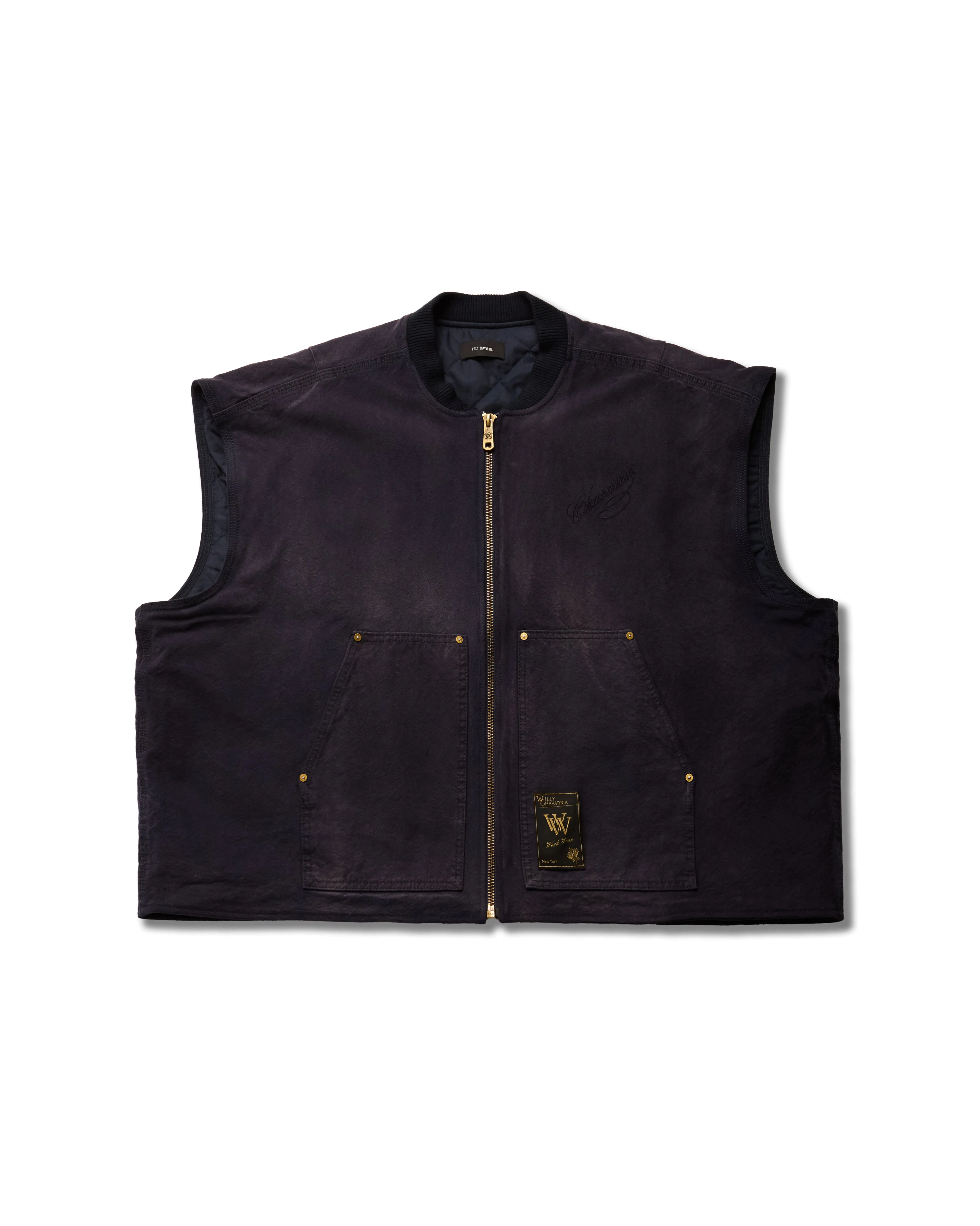 STOCKTON VEST - PEACOAT sold by Willy Chavarria