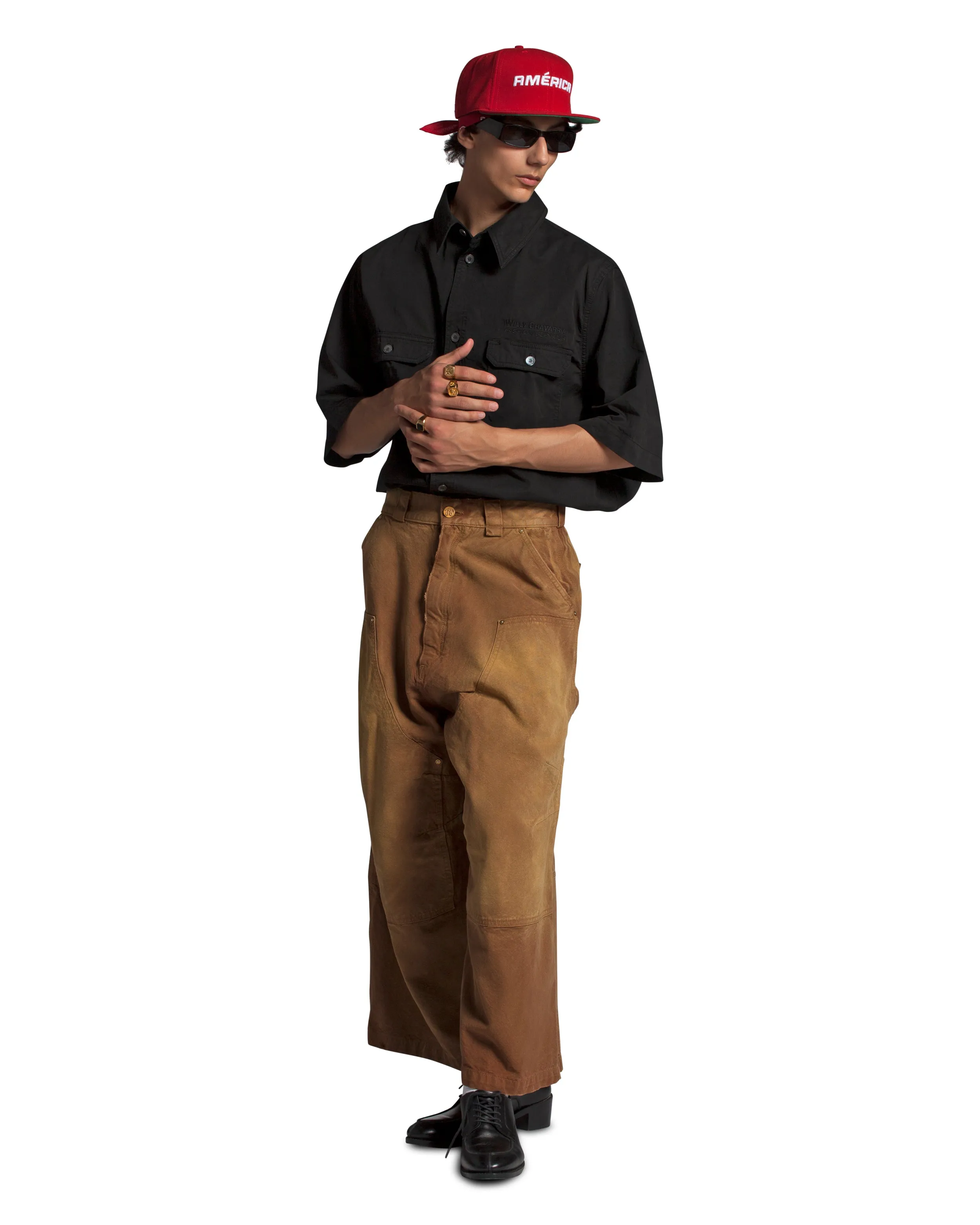 STOCKTON DOUBLE KNEE PANT - TRIGO sold by Willy Chavarria product image thumbnail 3