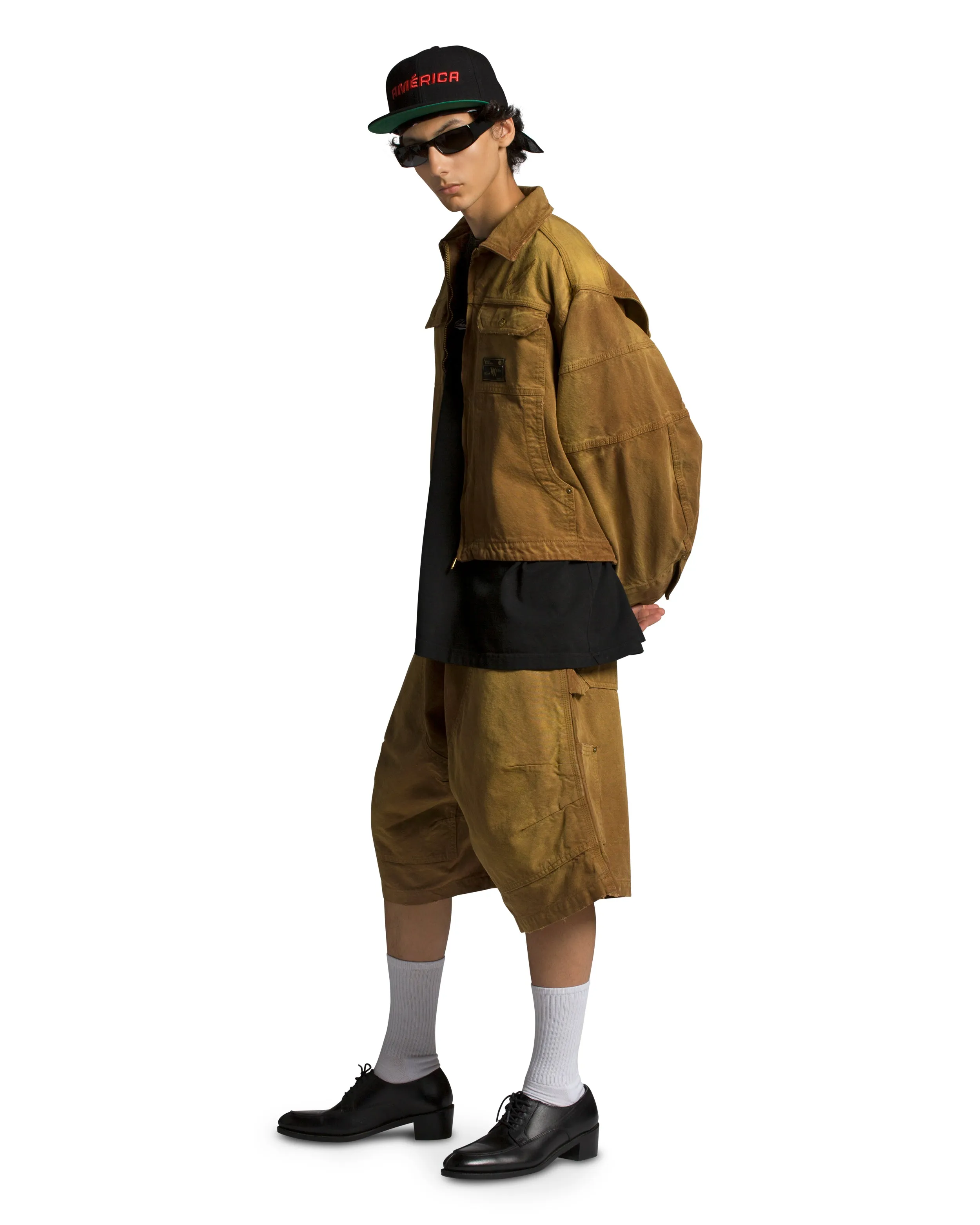 STOCKTON DOUBLE KNEE SHORT - TRIGO sold by Willy Chavarria product image thumbnail 3