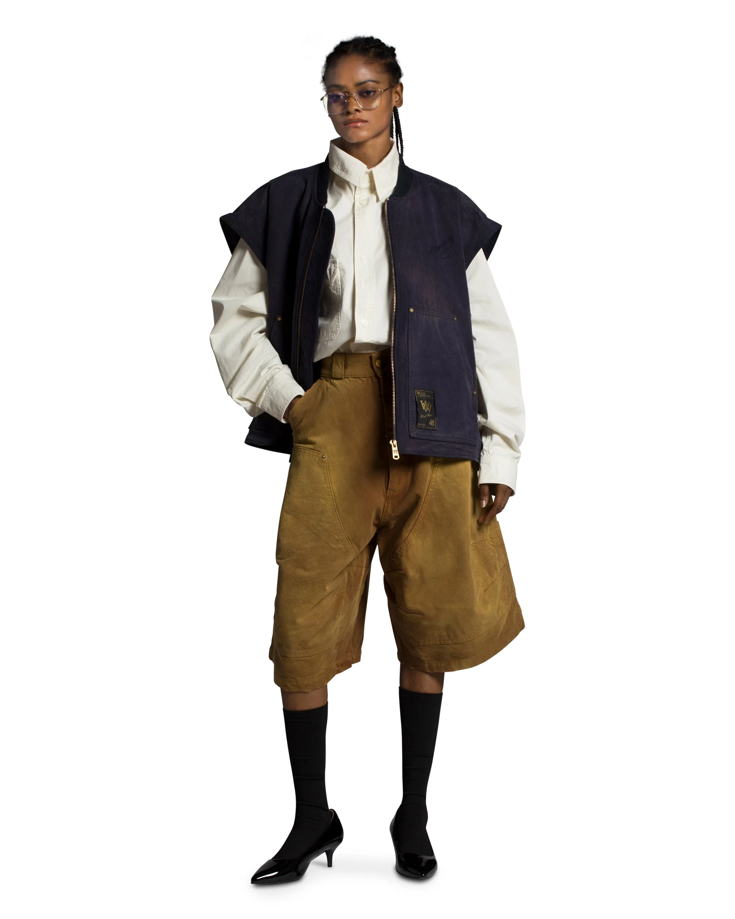 STOCKTON DOUBLE KNEE SHORT - TRIGO sold by Willy Chavarria product image thumbnail 4