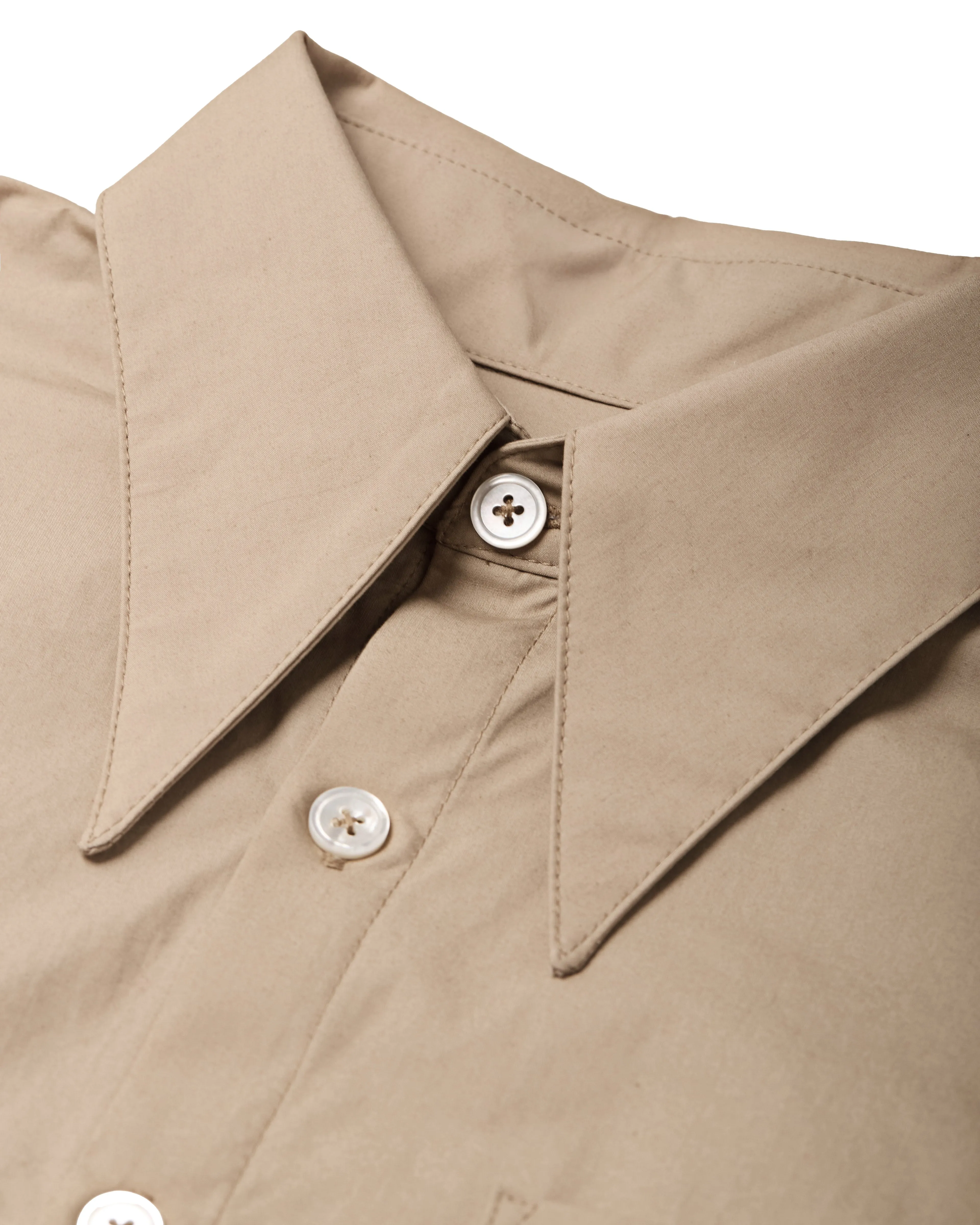 POINT COLLAR DRESS SHIRT - TRAVERTINE sold by Willy Chavarria product image thumbnail 5