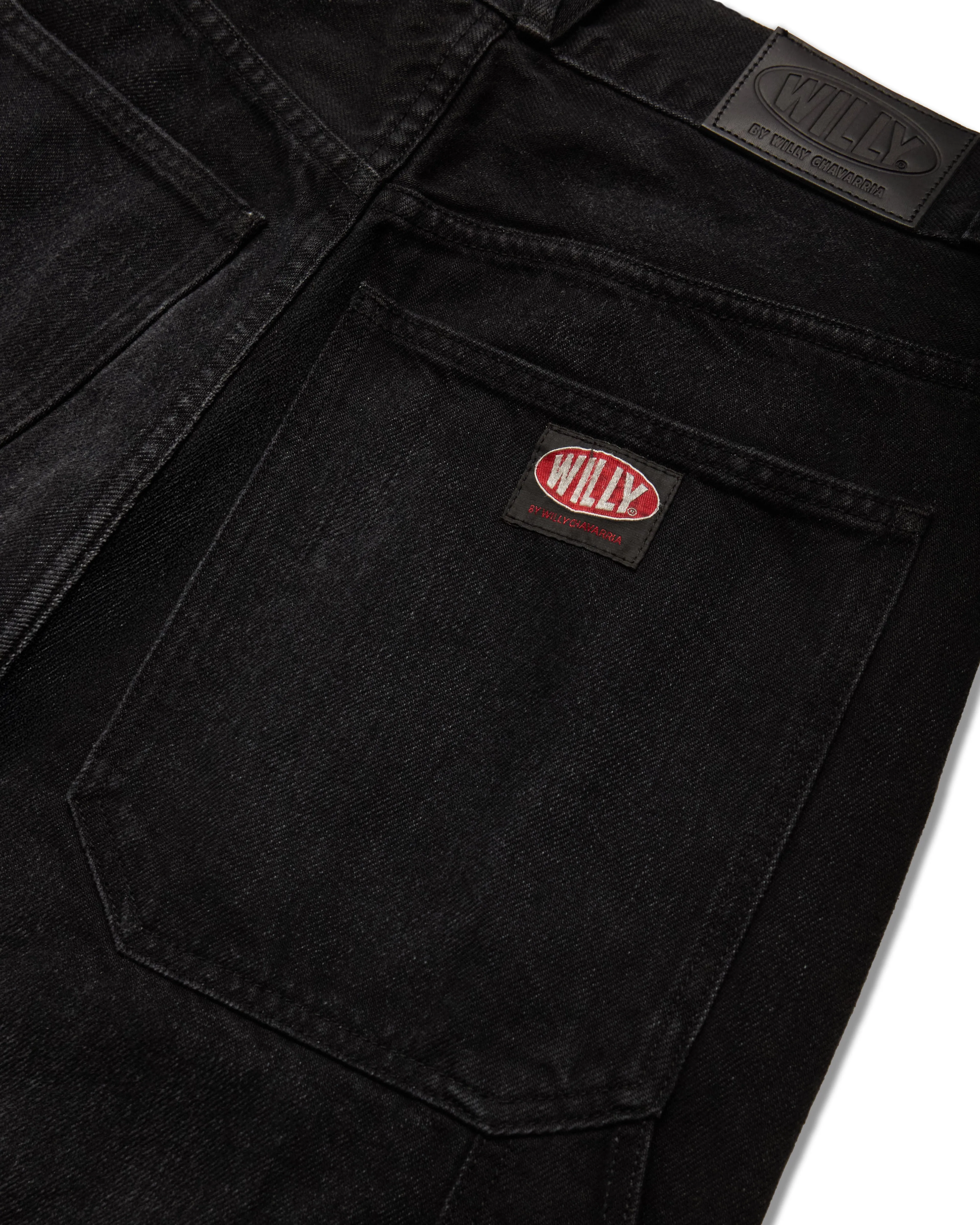 XL CARPENTER JEAN - BLACK DENIM sold by Willy Chavarria product image thumbnail 4